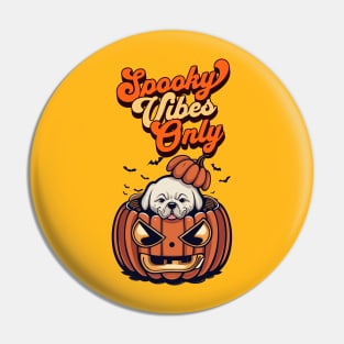 Spooky Vibes Only Pin