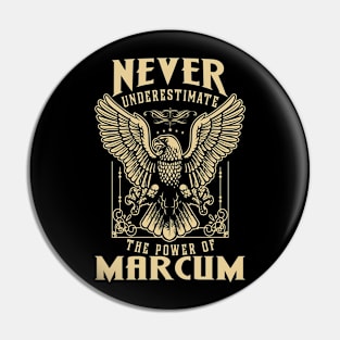 Never Underestimate The Power Of Marcum Pin