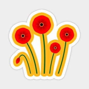 Poppies Magnet