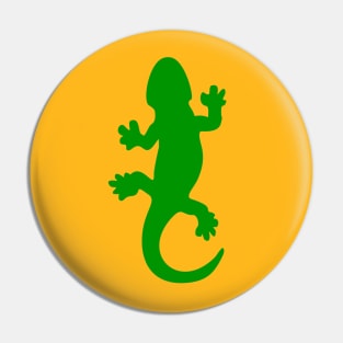 Green Lizard Pin