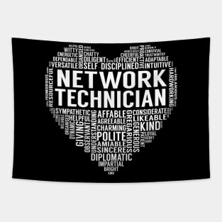 Network Technician Heart Tapestry