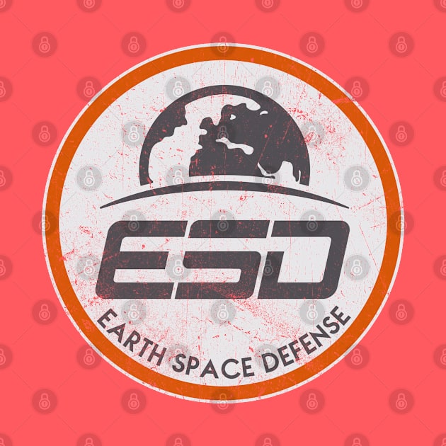 EARTH SPACE DEFENSE (plate) by RangerRob