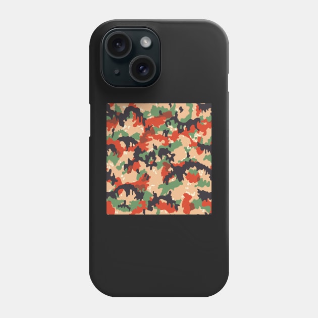 Swiss Army Camouflage Phone Case by Cataraga