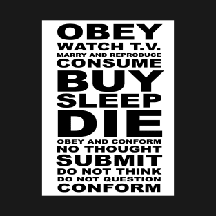 TSHIRT - They Live OBEY alt T-Shirt