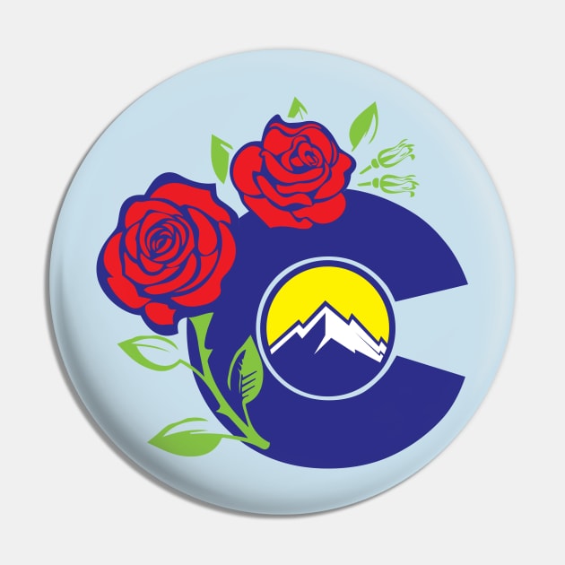 Colorado Rose Pin by Adotreid