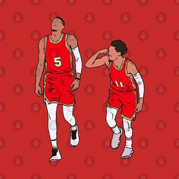 Dejounte and Trae by rattraptees