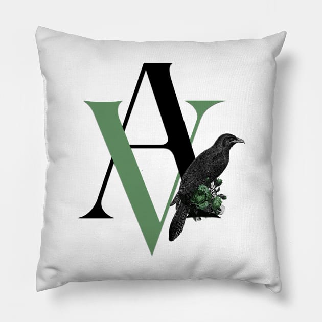 Ally Vance (Mini Logo) Pillow by Ally Vance