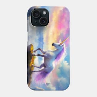 Wild and free unicorn Phone Case