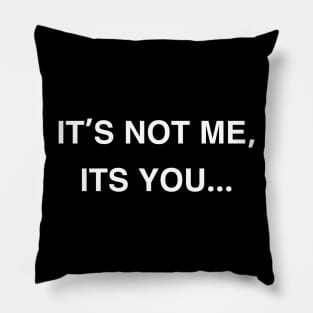 It’s Not Me, It’s You… Pillow