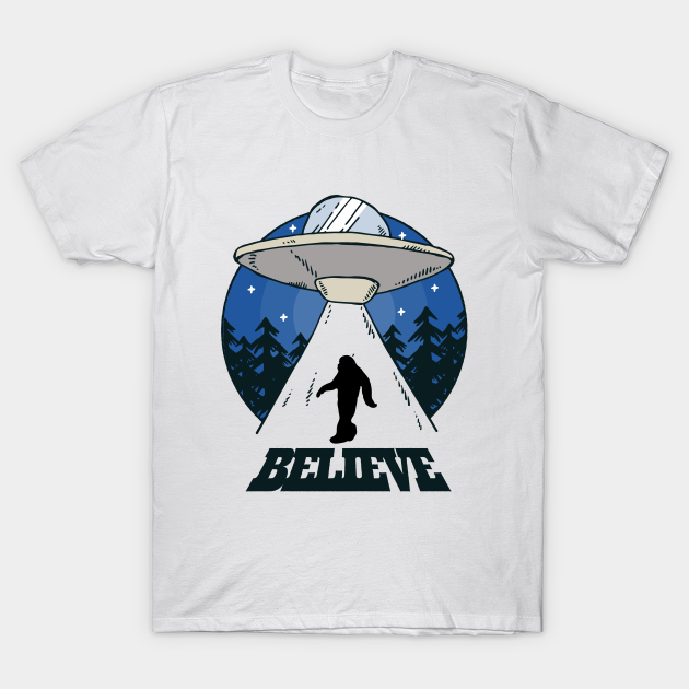 bigfoot alien shirt