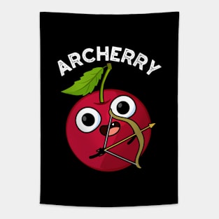 Archerry Funny Fruit Archery Pun Tapestry