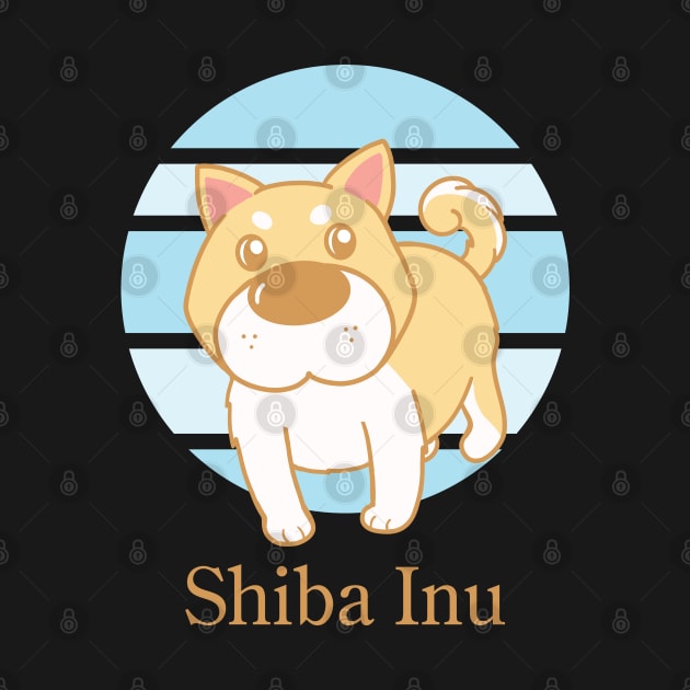 Cute Dogs illustrations - Shiba Inu by MariOyama