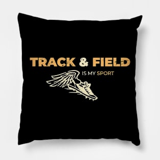 track and field Pillow