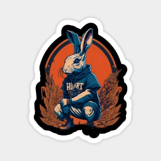 Hip-hop rabbit Magnet