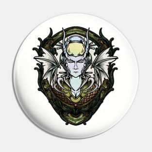 Dark fantasy creature with wings Pin