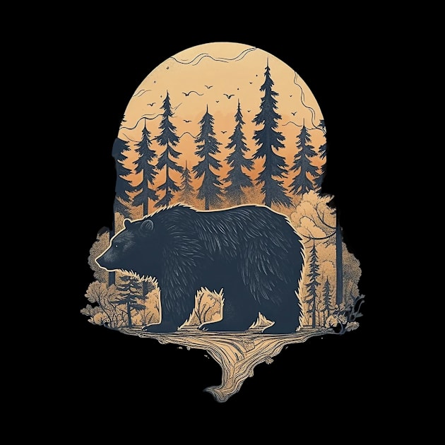 Forest bear by GreenMary Design