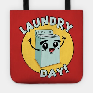 Laundry Day Cute Kawaii Washing Machine Tote