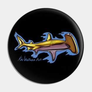 Hammerhead Shark Color Variant B Pin