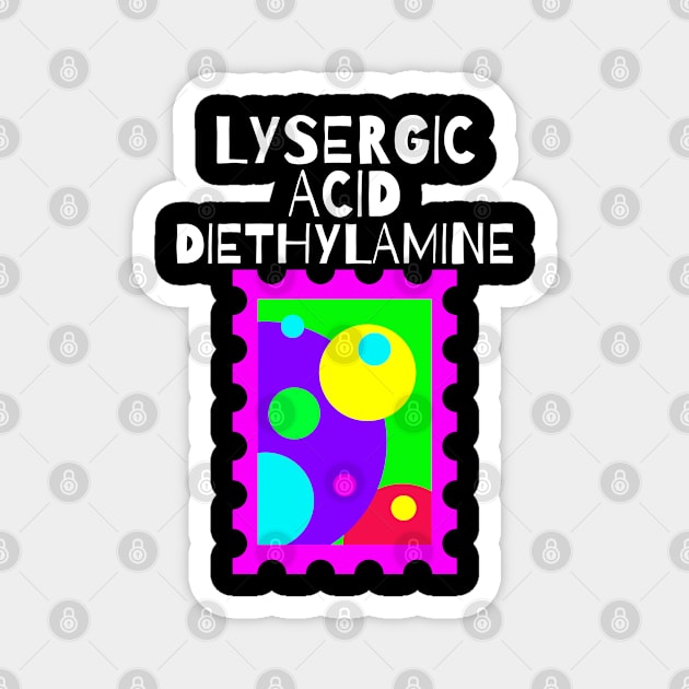 Lysergic Acid Diethylamide - LSD Magnet by RIVEofficial