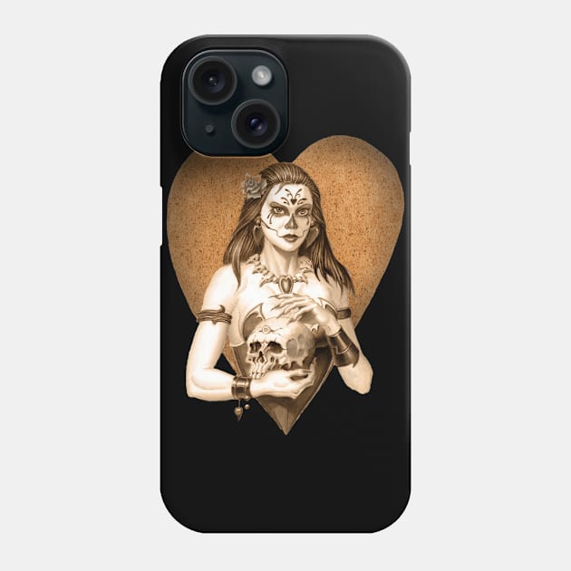 dia de los muertos Phone Case by Paul_Abrams