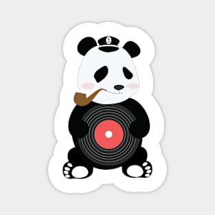 Cute Panda Smoking with his Disc Magnet