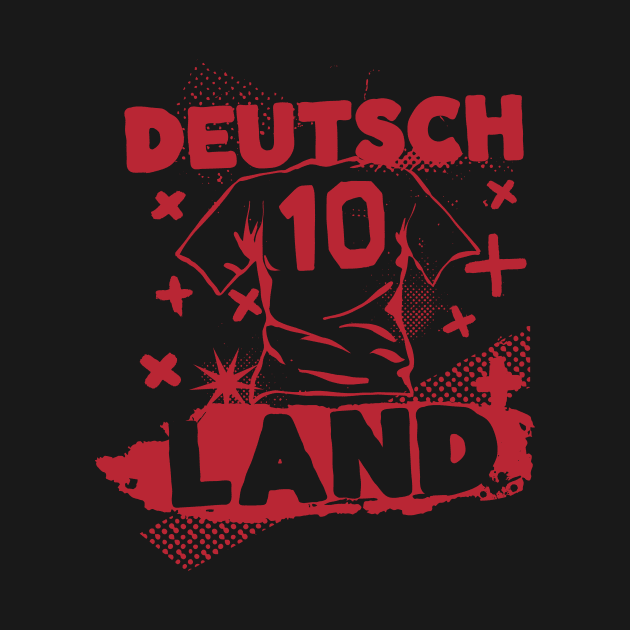 Vintage German Football // Retro Grunge German Soccer by SLAG_Creative