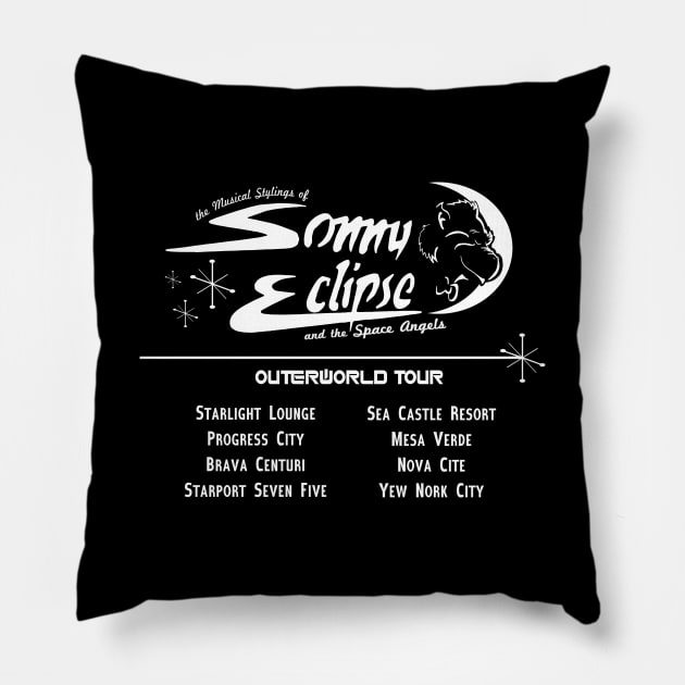 The Sonny Side of Entertainment (Front & Back) Pillow by theSteele