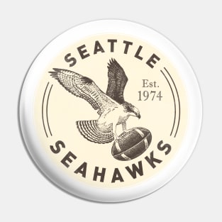 Vintage Seattle Seahawks by Buck Tee Pin