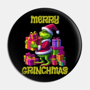 Christmas Grinch Pin
