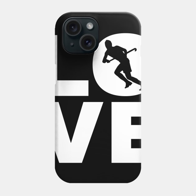 Love Field Hockey Gift For Hockey Players Phone Case by OceanRadar