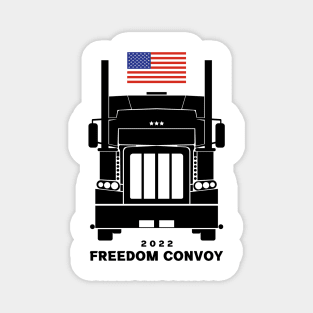 USA Freedom Convoy 2022 Magnet