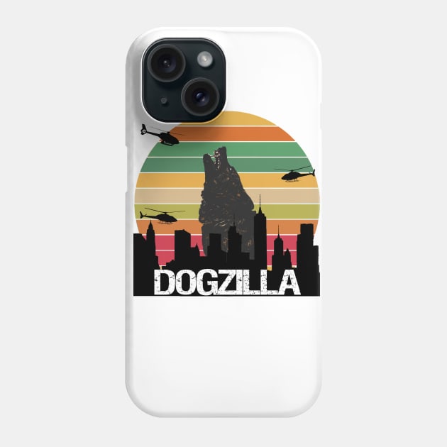 FUNNY DOGZILLA Phone Case by S-Log