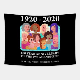 Women Rights Right To Vote 19Th Amendment 100 Years Tapestry