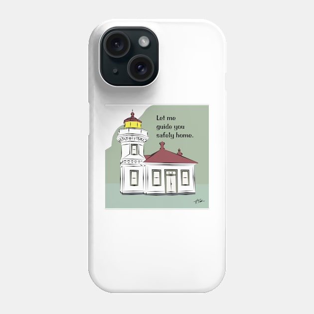 Let Me Guide You Safely Home Phone Case by KirtTisdale