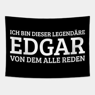 Edgar Funny Saying Birthday First Name Tapestry