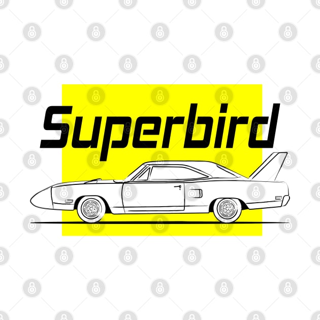 Racing Super Bird Yellow Vintage by GoldenTuners