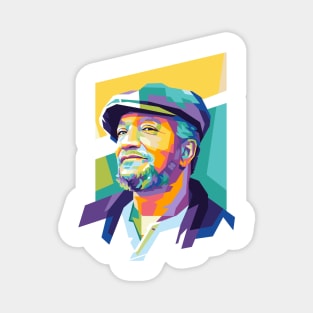 Fred Sanford Popart Uncurve Magnet