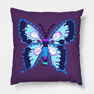 Pickleball Butterfly by Pickleball ARTwear Pillow