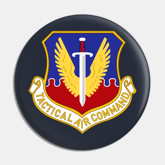 Tactical Air Command Crest Pin by John_Matthews_Art