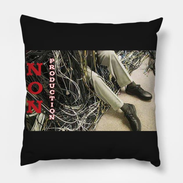 NON LOGO29 Pillow by N0NProduction