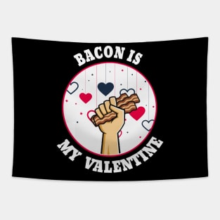 bacon is my valentine Tapestry