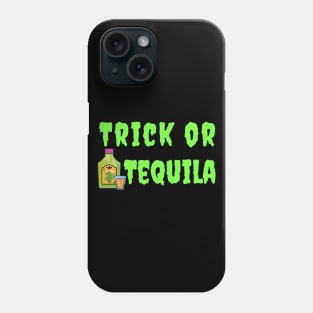 Trick or Tequila Funny Halloween Mask Phone Case