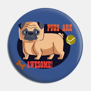 Pug dog Pin