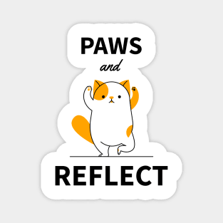 Paws and reflect Magnet