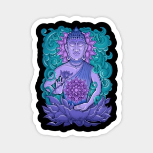 Buddha Meditation Tattoo Magnet