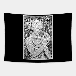 Head Heart & Hand (H3) Maze Tapestry