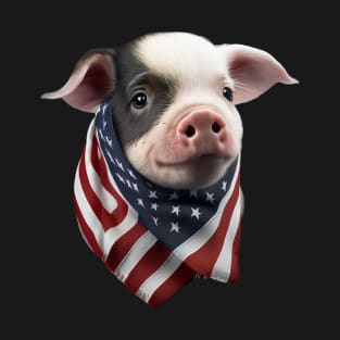 Patriotic pig T-Shirt