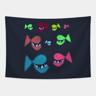 Smiling fish Tapestry