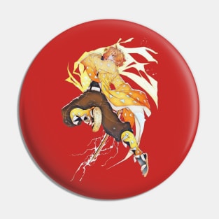 Zenitsu demon slayer Pin