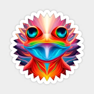 Froggy Animal Spirit (17) - Trippy Psychedelic Frog Magnet